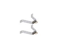 Paire d'étriers Fixation Murale patte en M Déport 200mm Mât Antenne TV TNT SAT