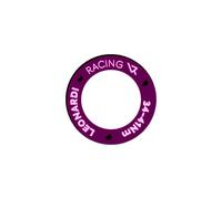 PAIRE D'EXTRACTEURS PEDIVELLE LEONARDI CAP VIOLET RACING ALUMINIUM 7075-T651