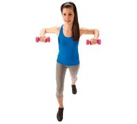 Paire d'haltères antidérapant 2x0.5kg