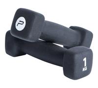 Paire d'Haltères Pure2Improve neoprene 2x 1Kg Noir TU Unisex