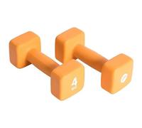 Pure2Improve Haltères néoprène Paire 2 x 4 kg Orange