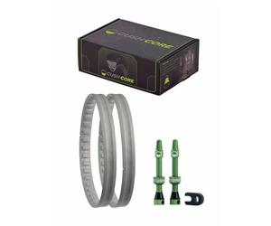 Paire d'insert mousse valves incluses CushCore plus - 27.5+" Vert