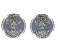 Paire d'Insignes de Collet ABC Hussard Arme Blindée Cavalerie Tenue de Cérémonie Armée De Terre Française