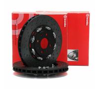Paire Disques Avant Brembo 305mm Forés Flottant Abarth 595/695 1.4 180 Cv