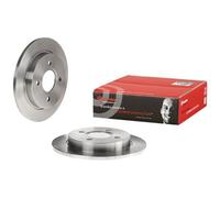 Paire Disques de Frein Arrière Appropriés pour Ford Fiesta V/VI E Focus - Brembo