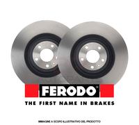 Paire Disques de Frein Avant Audi A3 Sportback 8PA 1.6 FSI 04>07 Ferodo DDF1218