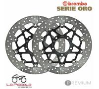 Paire Disques de Frein Avant BREMBO Or Flottant Mv Agusta 800 Rvs #1 2018 2019