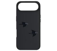 Paire d'ombres Corbeaux en vol Silencieux Coque pour iPhone Air