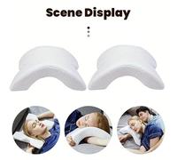Paire d'oreillers de bras en mousse à mémoire de forme, emmanchures câlines, anti-engourdissement des mains, rebond lent, soutien du cou et du dos, support de repos multifonctionnel pour le bureau, so