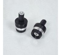 Paire Embout Guidon Noir Alu Lightech Pour Scooter Yamaha 500 T-Max Ktm310ner