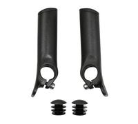Embout De Cintre Newton Avec Repose Main Noir Mat (Paire)