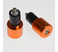 Paire Embouts Guidon Moto Scooter Cross 17mm Contrepoids Masse Equilibrage Or