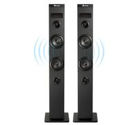 Paire de colonne HIFI Home Cinéma Bluetooth 2x50W NGS SKYCHARM avec Télécommande, Entrée Optique, USB, Radio FM et AUX in