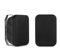 Paire Enceinte Haut-parleur HiFi Extérieur Mur Etanche Jardin Outdoor IP56 Noir