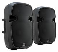 Paire Enceinte Subwoofer Passif DJ PA Haut-Parleur 15'' Speaker 2 Voies 800W