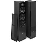 Paire Enceintes Colonne Fenton Shf80b Hifi 3 Voies Enceintes Passive Haute Qualité 500W Noir Noir G