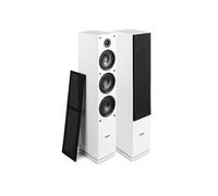 Fenton Paire d'enceintes colonnes SHF80W 3 voies 500W Passives HiFi Home cinéma Blanc