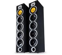 Paire enceintes colonnes HiFi 3 voies Haut parleur Home Cinema Bass Subwoofer