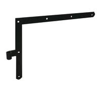 Paire équerres de volet - droite et gauche - noir - 350 x 600 mm TORBEL