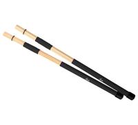 Paire Floppy Rute Battes Batterie Percussion Set Jazz Fusion 410mm Erable Noir