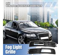 Paire Gauche et Droite Antibrouillard Lumiššre Maille Calandre pour Audi A6 C6 Avant