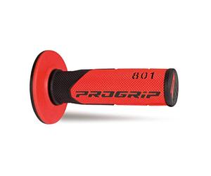 Paire grips moto cross ProGrip 801 Rouge