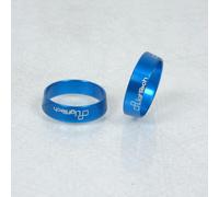 Paire Inserts Bleu Embout Guidon Lightech Scooter Yamaha 400 X-Max R Rktm300cob