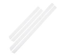 Paire Jupe Latérale Bande Anti-Collision Universelle Seuil Latéral Protection Latérale Porte Evoiture pour Lincoln pour Cadillac pour Buick pour Voitures Jupes Latérales(White 4L)