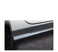 Paire Jupe Latérale Voiture 2.2M Protection Universelle Caoutchouc, Jupes Latérales Carrosserie Protection Pare-Chocs pour Voitures Jupes Latérales(4.5cm Carbon Black)