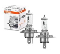 Paire Lampes Osram H4 Classic Remplacement Compatible pour Ford Fusion 2002
