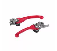 Paire leviers de frein/embrayage noir rouge Polisport Honda Crf 450-250 84872...