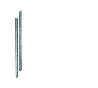 Paire montant univers L 750mm - KITS D'EQUIPEMENTS HAGER UN05A