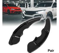 Paire Noir Auto Volant Palette Changement Vitesse Extension Levier Vitesses