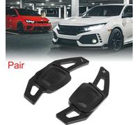 Paire Noir Auto Volant Palette Changement Vitesse Manettes Extension Couvertures