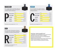 Paire Pastilles 9.p Performance pour Frein MT 4 Piston 525162000 Magura Freins B