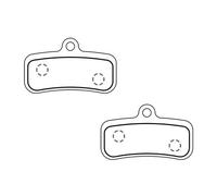 Paire Pastilles All-Round Compatibles Avec Shimano Saint / Zee / XT/XTR / Trp