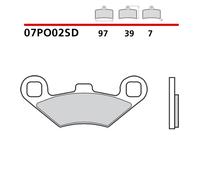 PAIRE Patins De Frein Avant BREMBO Polaris Trail Boss 2X4, 4X4 800 88 > 89