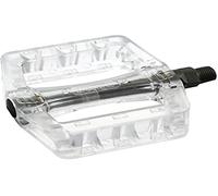Paire pédales BMX Freestyle Dirt Jump Wellgo résine Transparent Bicyclette