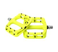 Paire Pédales Plat pa03a Jaune Fluo HTPA03A.Y HT-COMPONENTS Plat Vélo Pédales