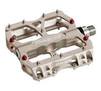 Paire de pedales reverse escape beige metallique