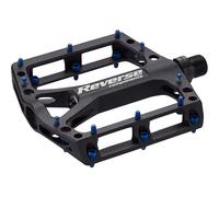 Reverse Components Black One Pedals Argenté Black / Blue
