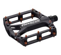 Paire Pédales Vtt Plat Noir One Noir/Orange 933000652 REVERSE Plat Vélo Pédales