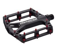 Paire Pédales Vtt Plat Noir One Noir/Rouge 933000649 REVERSE Plat Vélo Pédales