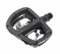 Wellgo Pédales VTT W43 – Paire plateforme/cale, essieu aluminium CR-MO, étanche – Noir