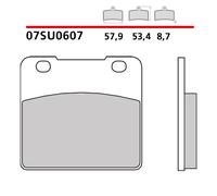 Paire Plaquette de Frein Arrière BREMBO Pour Suzuki Gvs Cavalcade Lxe 1400 87>
