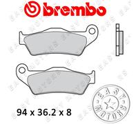 Paire Plaquette de Frein BREMBO Avant KTM LC4 Rally Dakar 640 97>07BB04.SA