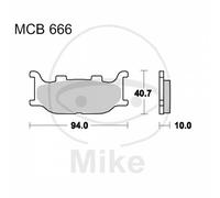 Paire Plaquette de Frein Frittées Sv TRW 787.34.58
