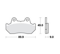 Paire Plaquette de Frein Standard TRW Lucas 787.10.56