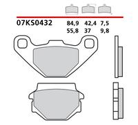 Paire Plaquettes de Frein Avant BREMBO Kawasaki Kxt A2, B1 Tecate 250 85>86