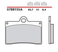 Paire Plaquettes de Frein Avant BREMBO Laverda Ghost Strike Légende 668 96>